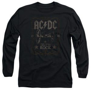 AC/DC Rock Label Long Sleeve Shirt