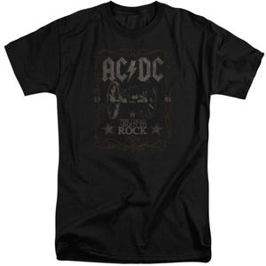 AC/DC Rock Label Tall T-Shirt