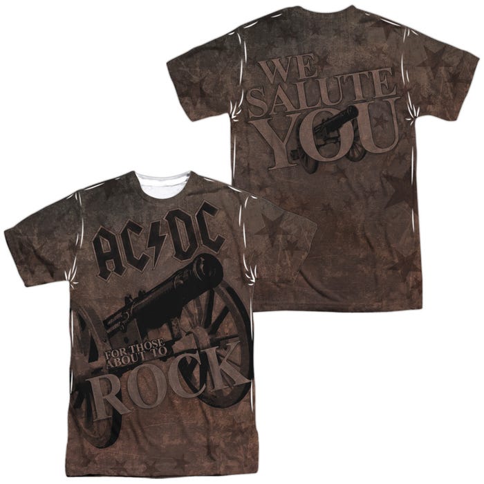 We Salute You AC/DC Sublimation T-Shirt