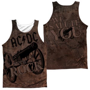 We Salute You AC/DC Sublimation Tank Top