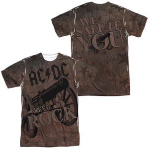 AC/DC We Salute You Sublimation T-Shirt