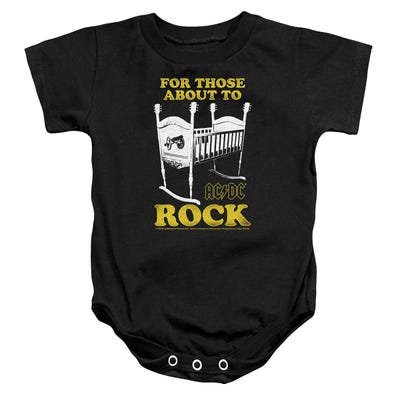 ACDC CRADLE ROCK Baby Bodysuit