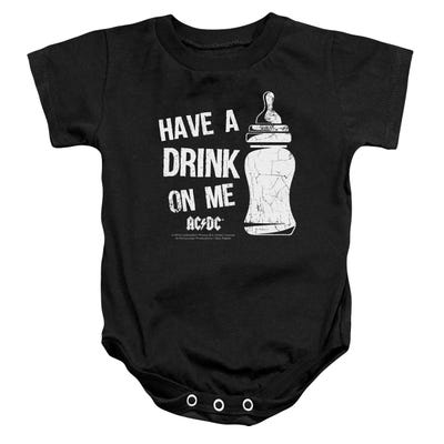 ACDC DRINK ON ME Baby Bodysuit