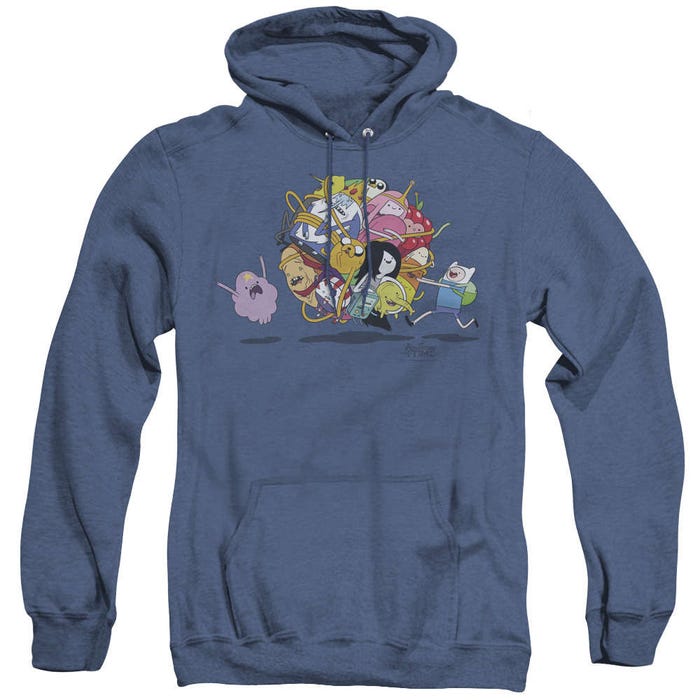 Adventure Time Glob Ball Adult Heather Hoodie