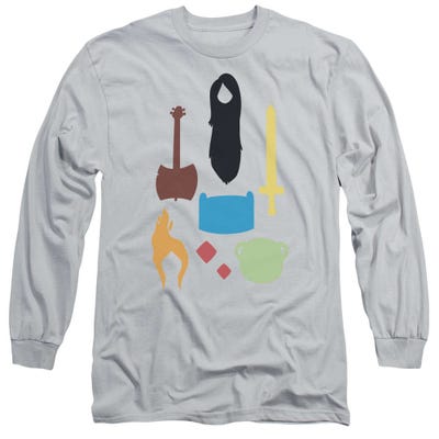 Adventure Time Icons Long Sleeve Shirt