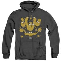 Adventure Time Jakes Adult Heather Hoodie