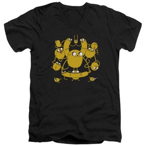 Adventure Time Jakes V-Neck T-Shirt