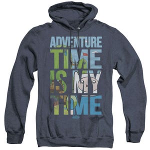 Adventure Time My Time Adult Heather Hoodie