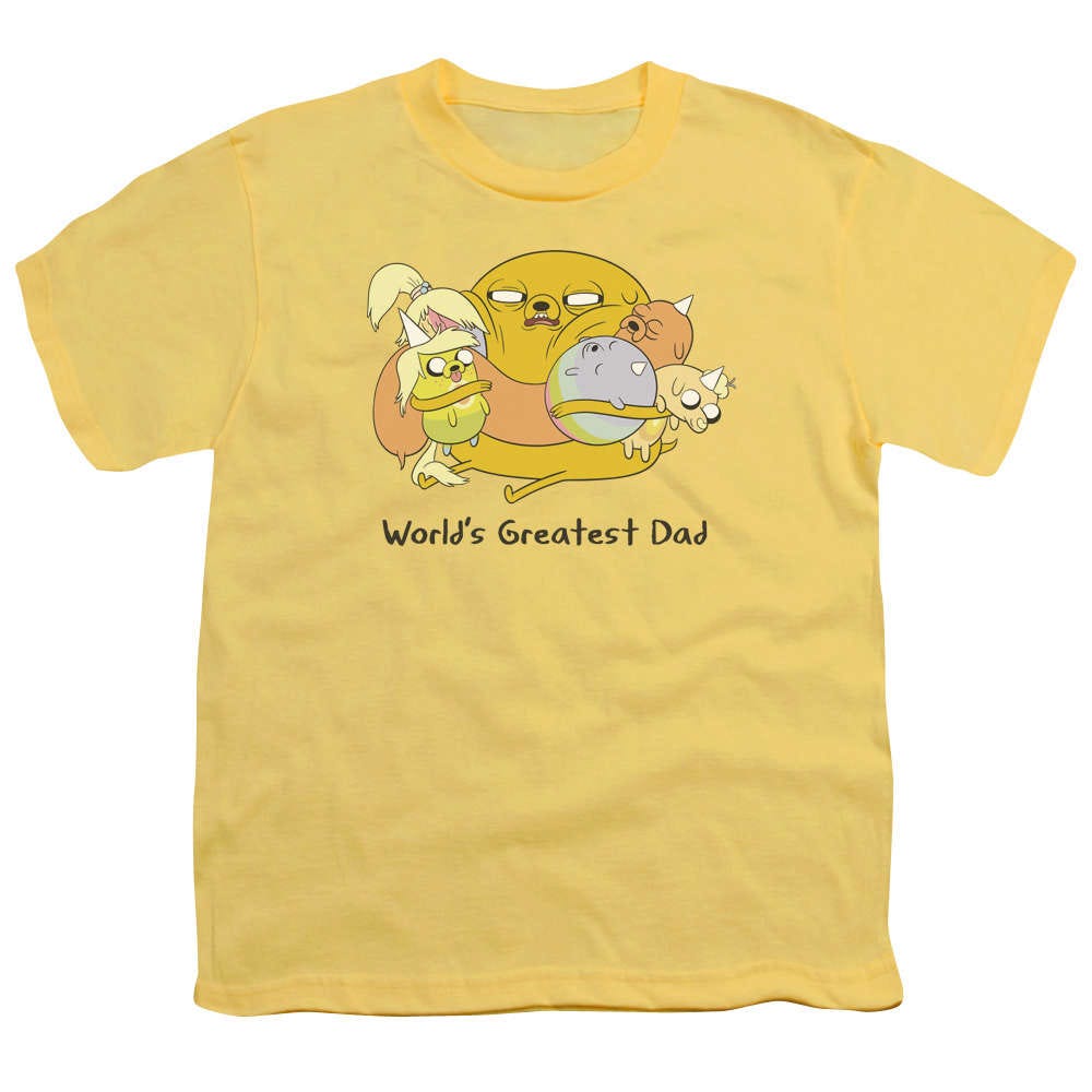 Modernize remark Example Adventure Time Worlds Greatest Dad Kids T-Shirt | TeeShirtPalace