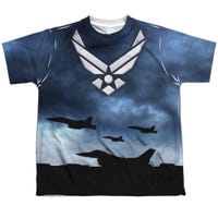 AIR FORCE TAKE OFF Kids Sublimation T-Shirt