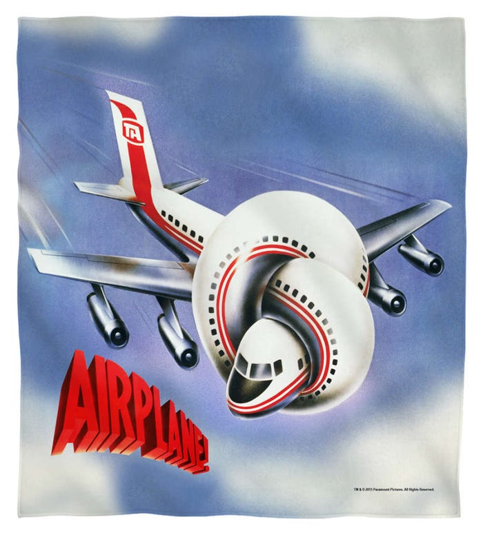 Airplane Movie Poster Bandana