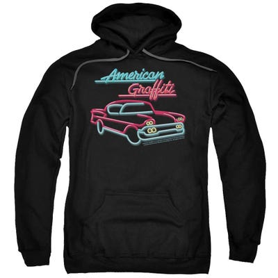 American Grafitti Neon Car Logo Hoodie