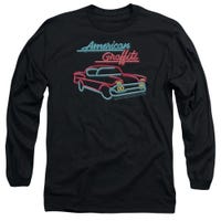 American Grafitti Neon Car Logo Long Sleeve Shirt thumb 1