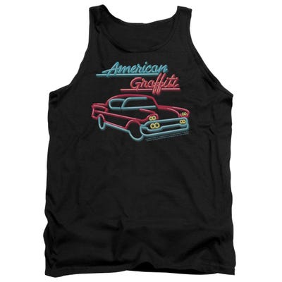 American Grafitti Neon Car Logo Tank Top