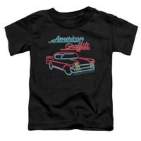 American Grafitti Neon Car Logo Toddler T-Shirt thumb 1