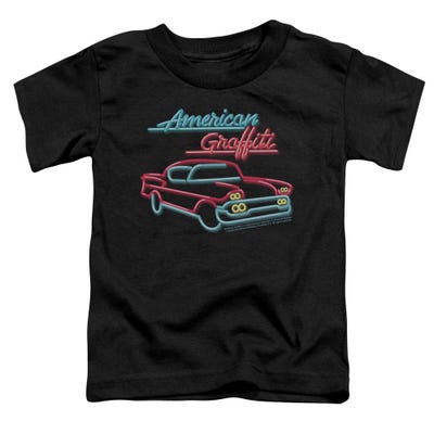 American Grafitti Neon Car Logo Toddler T-Shirt