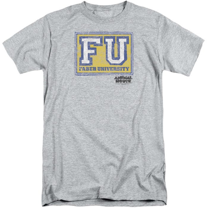 Animal House FU Faber University Vintage Logo Tall T-Shirt