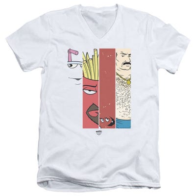 Aqua Teen Hunger Force Group Icon V-Neck T-Shirt