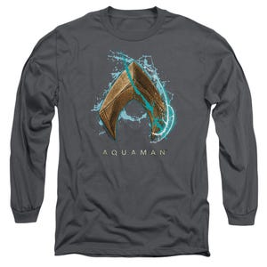 Aquaman Movie Water Shield Long Sleeve Shirt