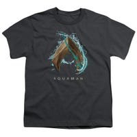 Aquaman Movie Water Shield Kids T-Shirt