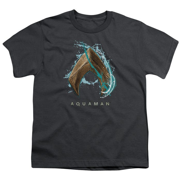 Aquaman Movie Water Shield Kids T-Shirt