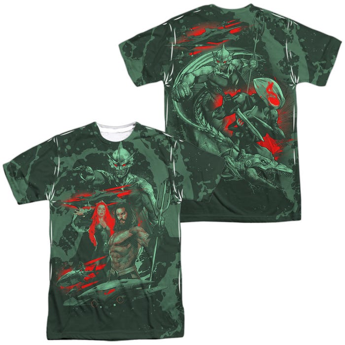 GOOD AND EVIL AQUAMAN Sublimation T-Shirt