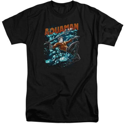 Aquaman Aqua Bubbles Tall T-Shirt