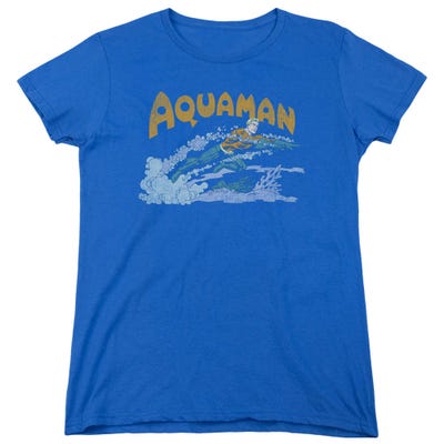 Aquaman Aqua Swim Womens T-Shirt