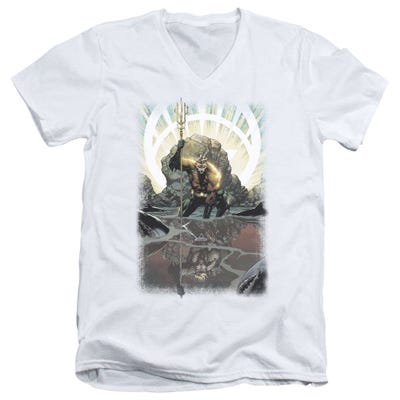 Aquaman Brightest Day V-Neck T-Shirt
