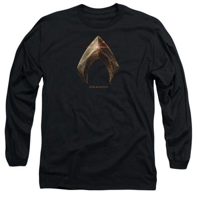 Aquaman Logo Justice League Movie Long Sleeve Shirt