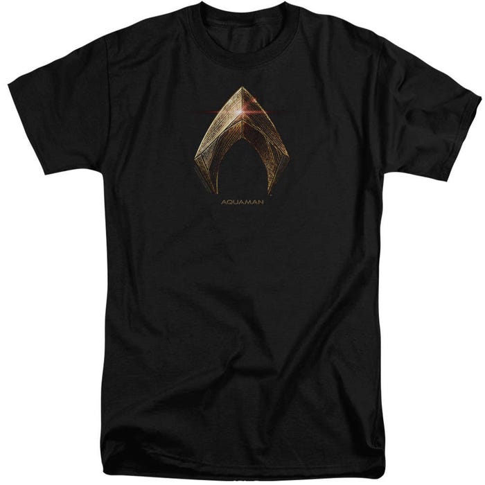 Aquaman Logo Justice League Movie Tall T-Shirt