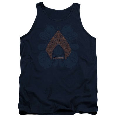 Aquaman Movie Aqua Paisley Tank Top