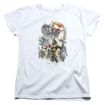 Aquaman Movie King of Atlantis Womens T-Shirt