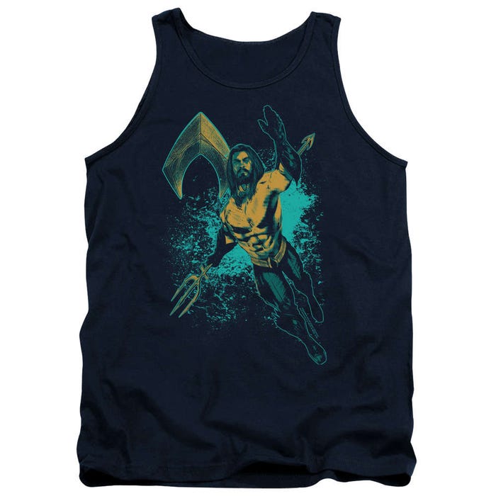 Aquaman Movie Make A Splash Tank Top