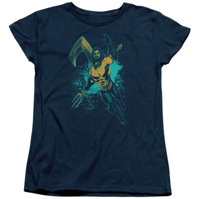 Aquaman Movie Make A Splash Womens T-Shirt