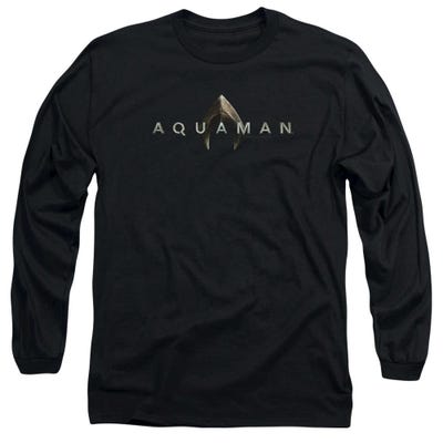 Aquaman Movie Official Logo Long Sleeve Shirt