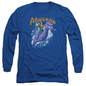 Aquaman Ride Free Long Sleeve Shirt