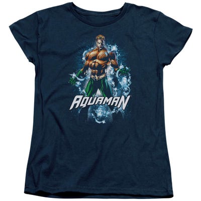 Aquaman Water Powers Womens T-Shirt