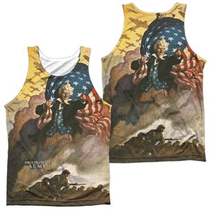 Uncle Same Patriot This We Will Defend Sublimation Tank Top