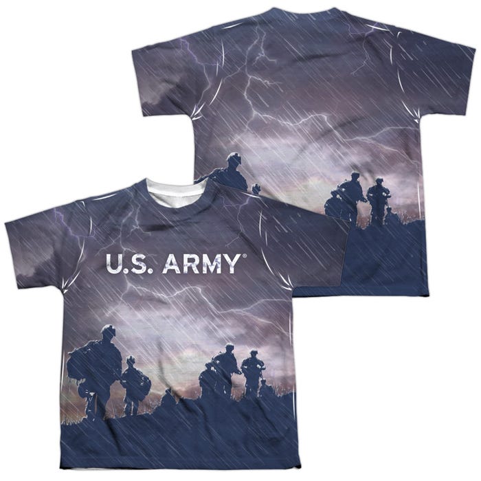 U.S. Army Up The Hill Back & Front Kids Sublimation T-Shirt