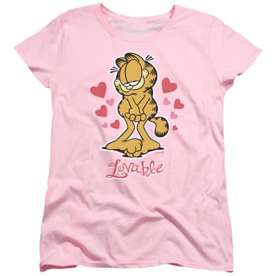 Lovable Garfield Womens T-Shirt