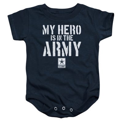 ARMY MY HERO Baby Bodysuit