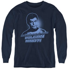 Are You Out Of Your Vulcan Mind Star Trek  Kids Long Sleeve Shirt