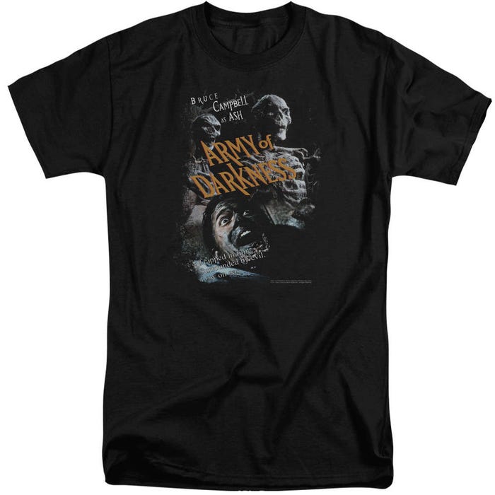 Army of Darkness Bruce Campbell as Ash Tall T-Shirt