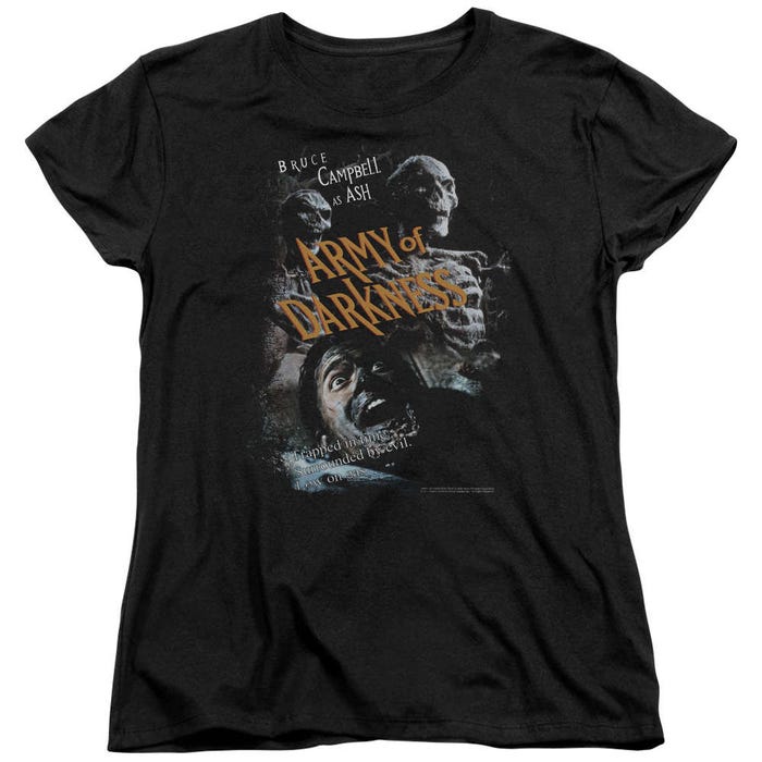 Army of Darkness Bruce Campbell as Ash Womens T-Shirt