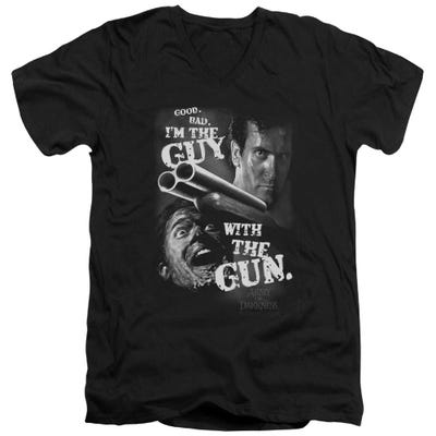 Army of Darkness Good. Bad. I'm The Guy With the Gun V-Neck T-Shirt