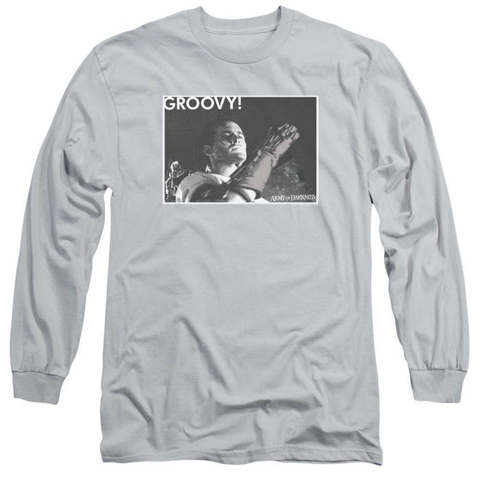 Army of Darkness Groovy Photo Long Sleeve Shirt