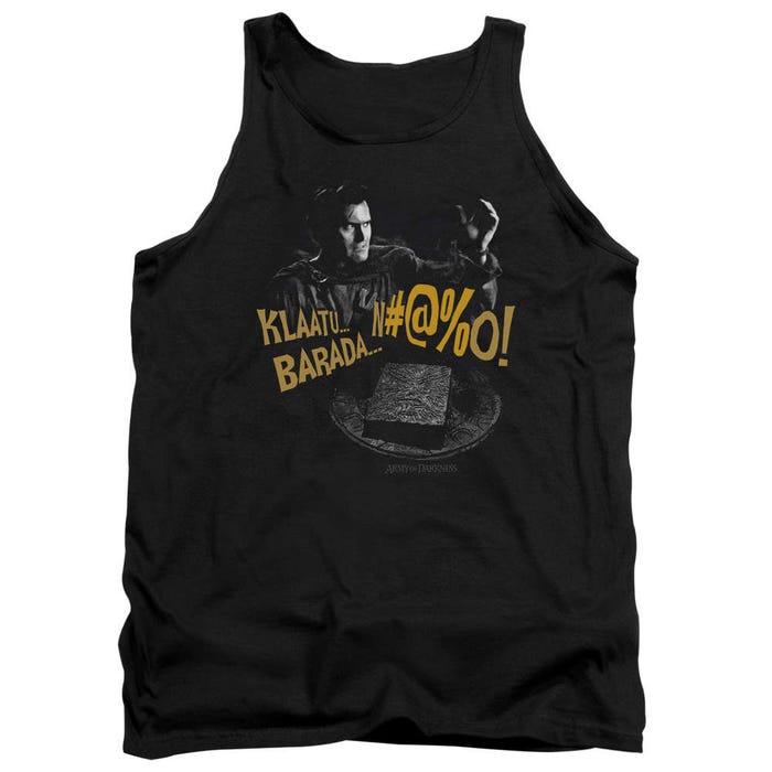 Army of Darkness Klatu…Barada Tank Top
