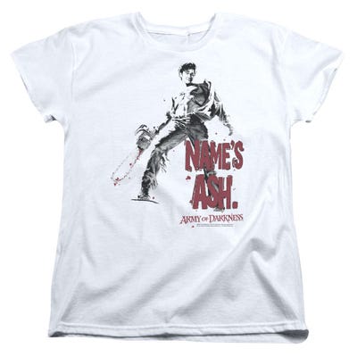 Army of Darkness The Name is Ash Womens T-Shirt