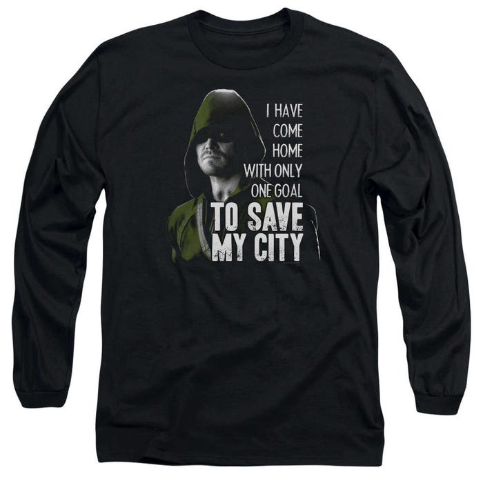 Arrow Save My City Long Sleeve Shirt